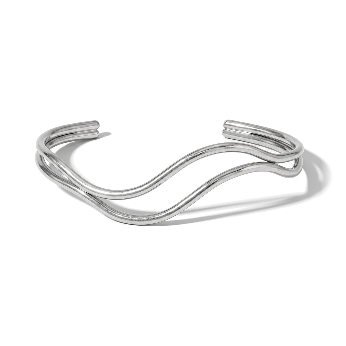 Bracelete Swell aço inoxidável Eloz Studio - fundo branco