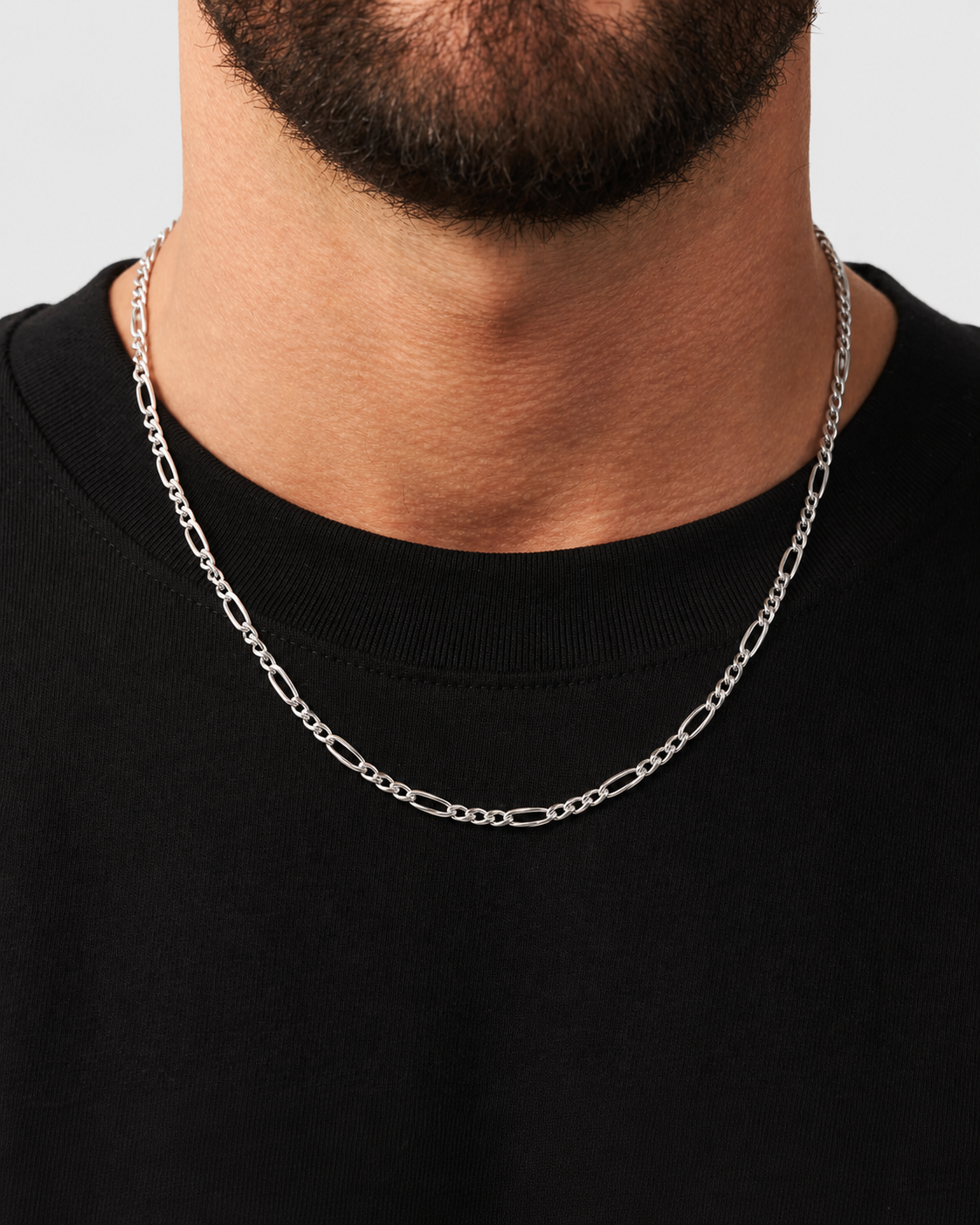 Corrente Fade aço inoxidável Eloz Studio - com modelo