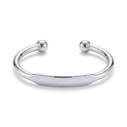 Bracelete Arc aço inoxidável Eloz Studio - fundo branco