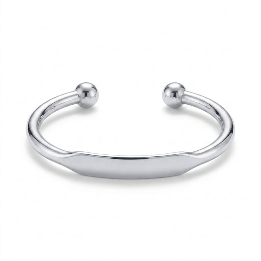 Bracelete Arc aço inoxidável Eloz Studio - fundo branco