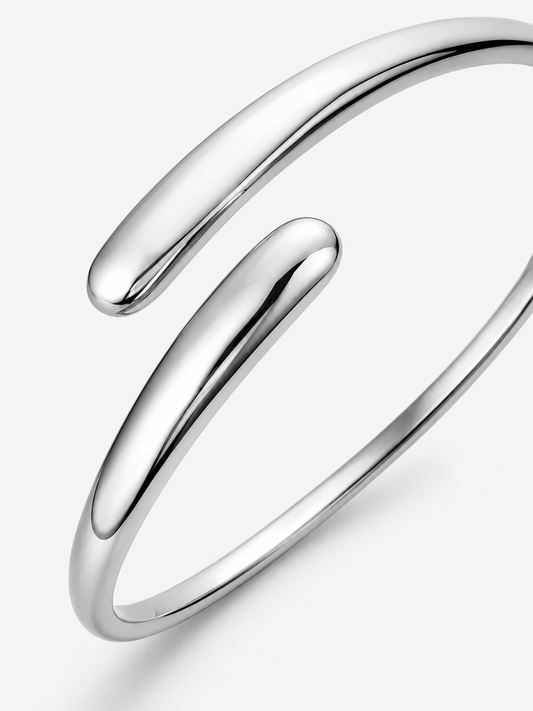 Bracelete Commas aço inoxidável Eloz Studio - detalhe