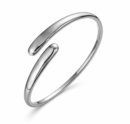 Bracelete Commas aço inoxidável Eloz Studio - com modelo