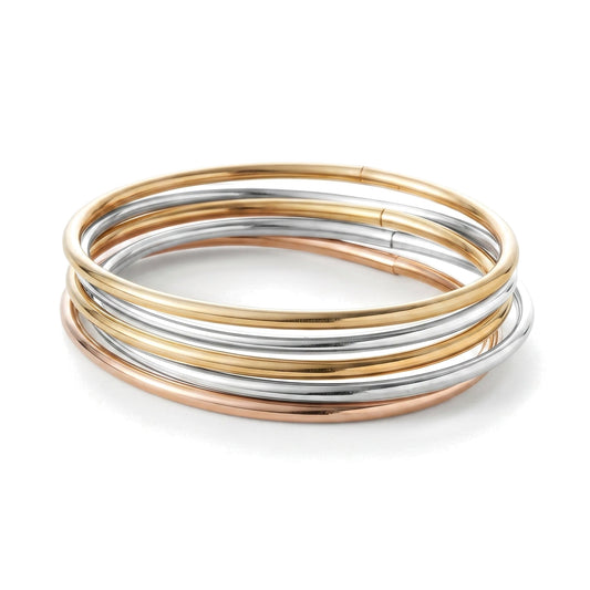 Bracelete Fusion aço inoxidável Eloz Studio - fundo branco
