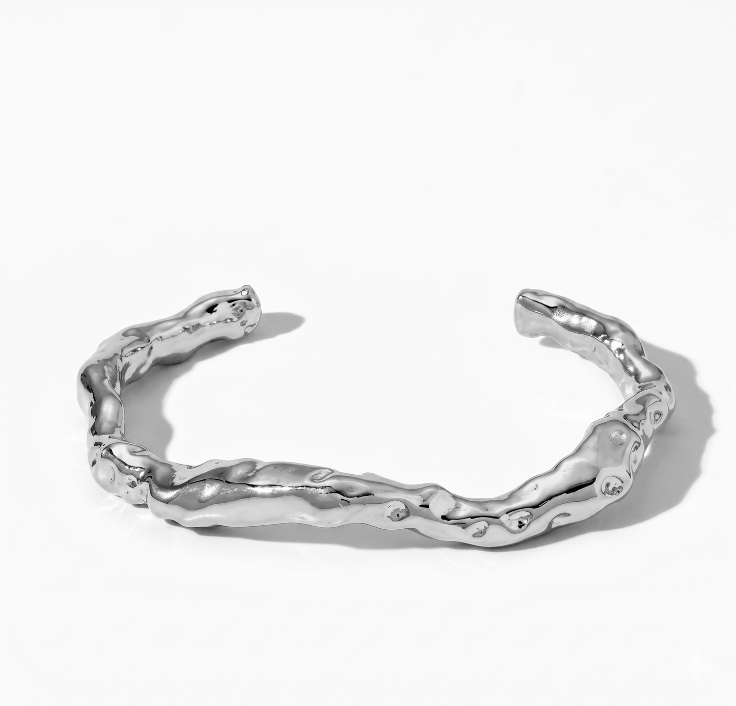 Bracelete Mercury aço inoxidável Eloz Studio - fundo branco