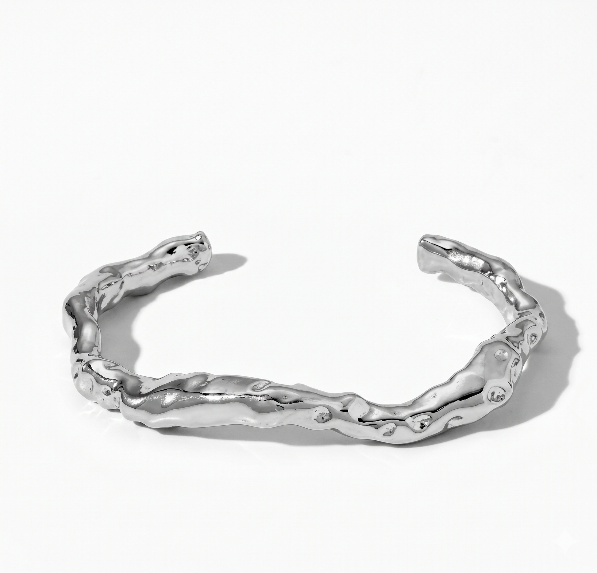Bracelete Mercury aço inoxidável Eloz Studio - fundo branco