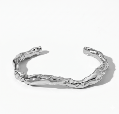 Bracelete Mercury aço inoxidável Eloz Studio - fundo branco