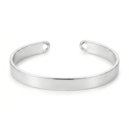 Bracelete Plain aço inoxidável Eloz Studio - fundo branco