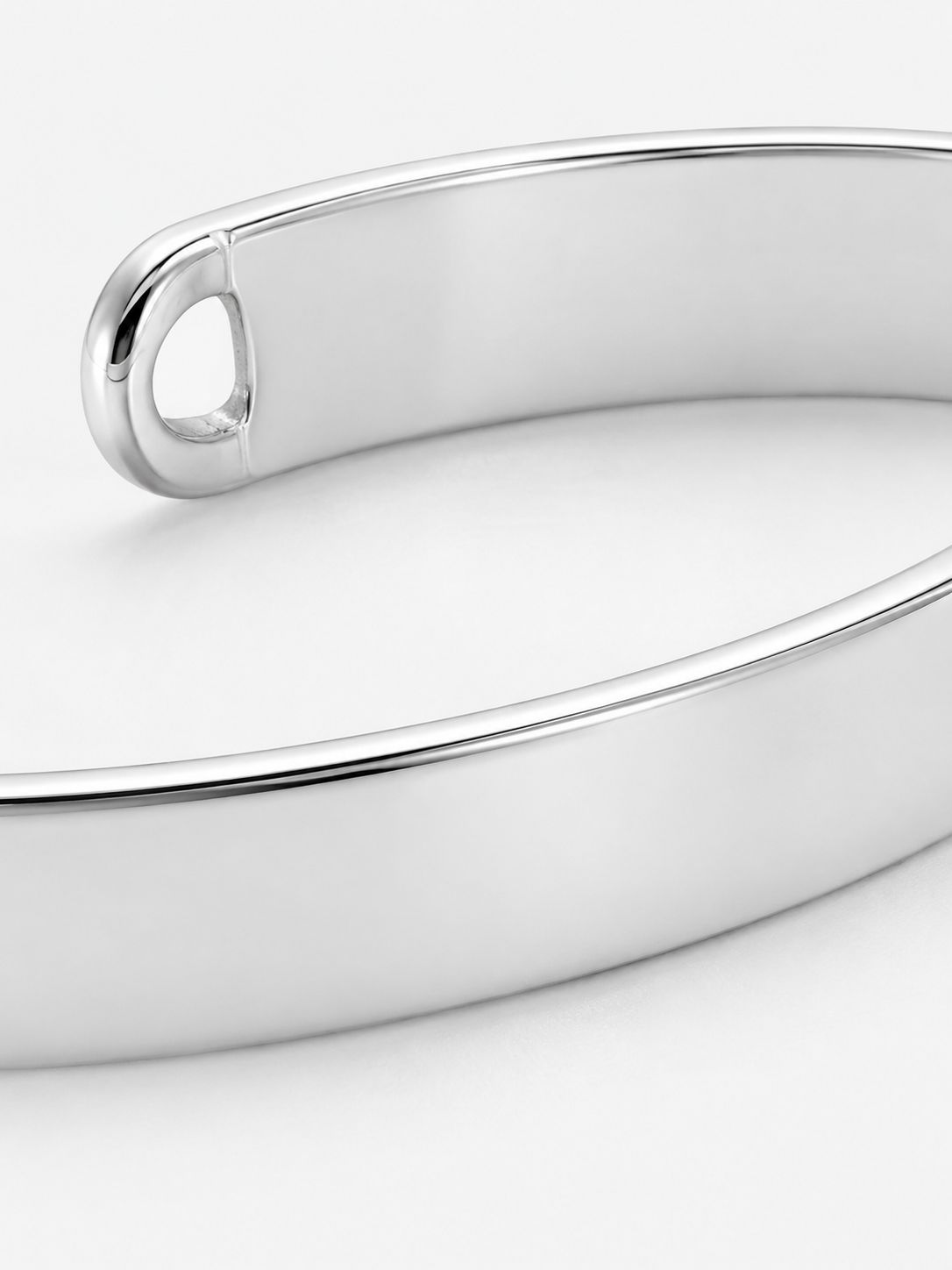 Bracelete Plain aço inoxidável Eloz Studio - detalhe