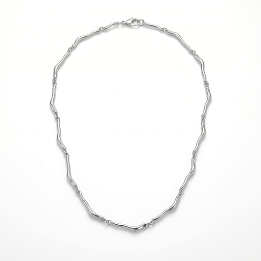 Colar Branch aço inoxidável Eloz Studio - fundo branco