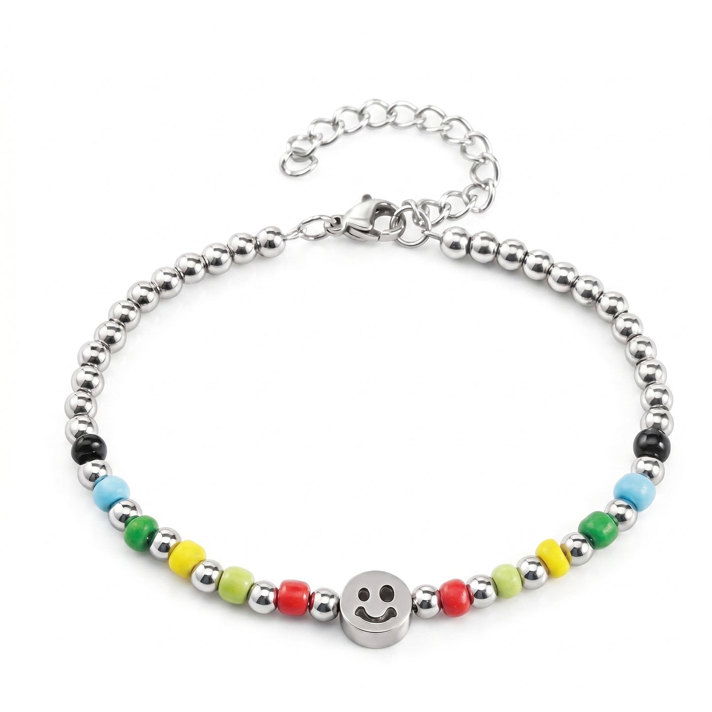 Colar Positivity aço inoxidável Eloz Studio - fundo branco