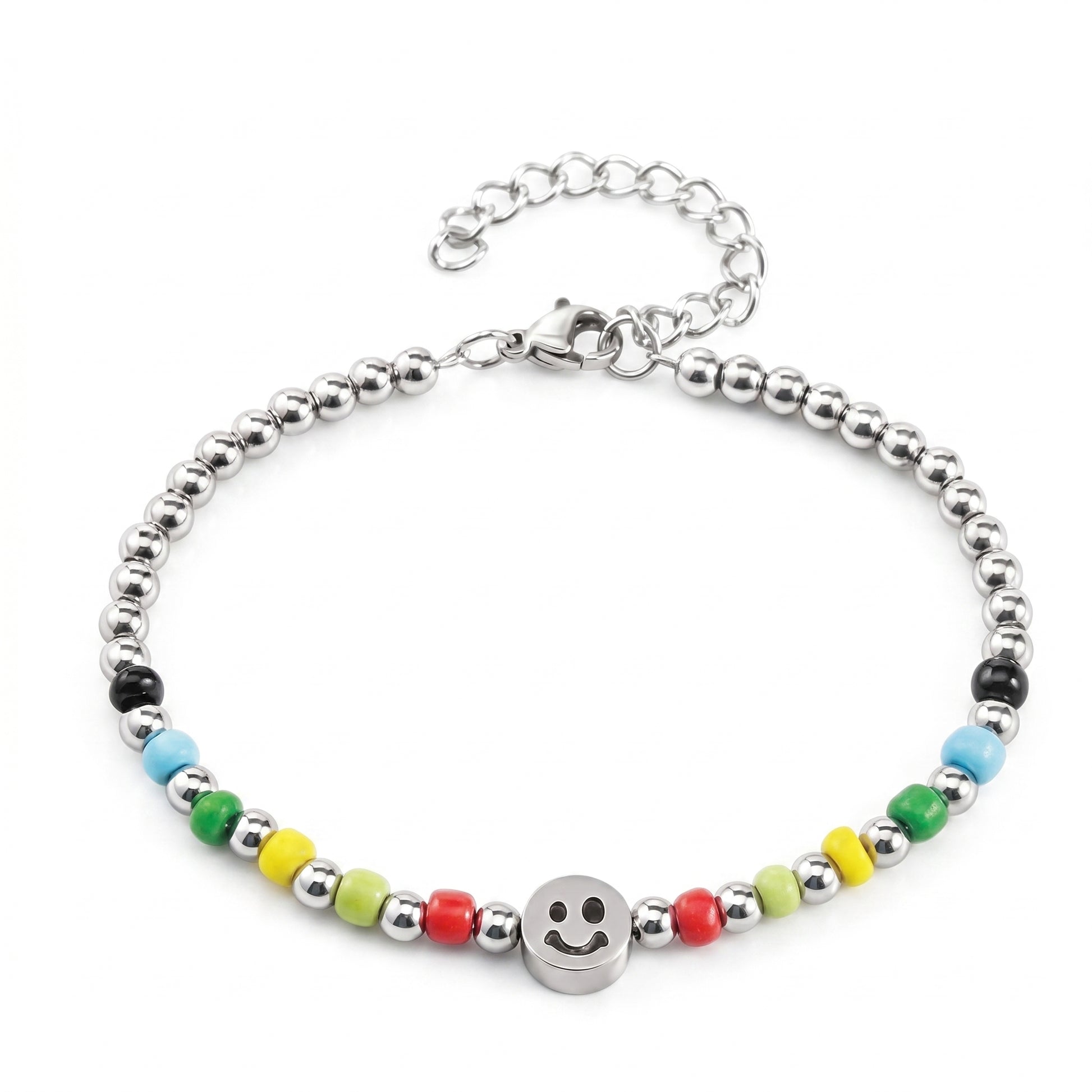 Colar Positivity aço inoxidável Eloz Studio - fundo branco