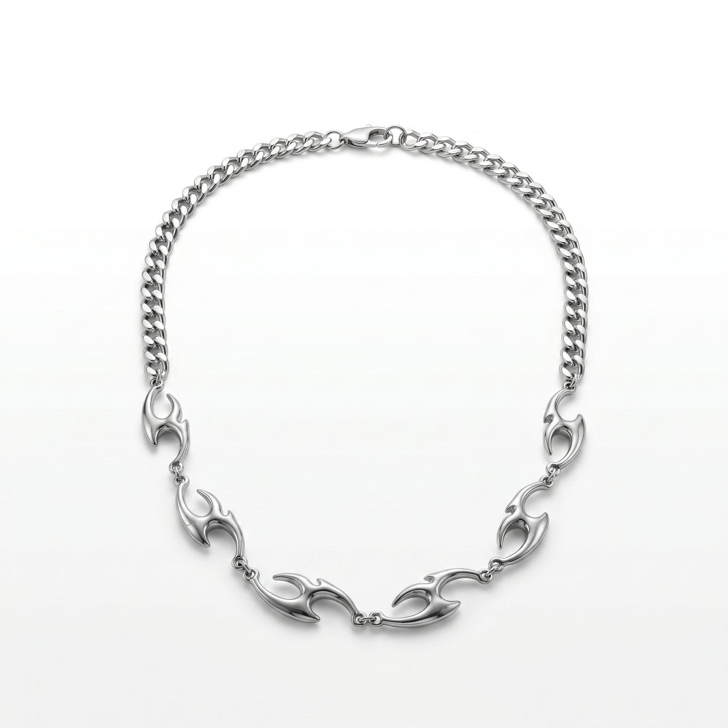 Corrente Claw aço inoxidável Eloz Studio - fundo branco