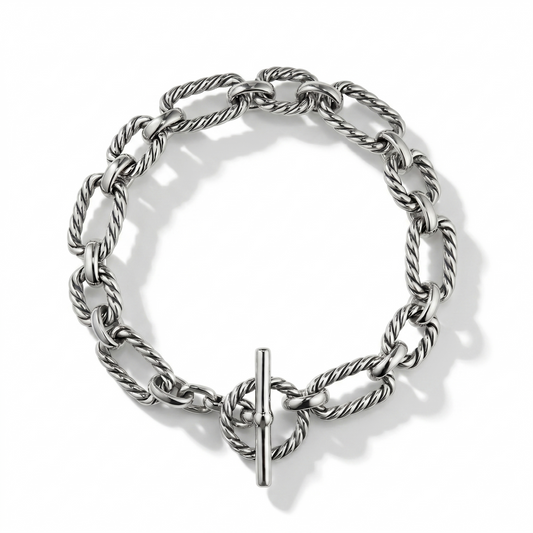 Pulseira Anchor aço inoxidável Eloz Studio - fundo branco