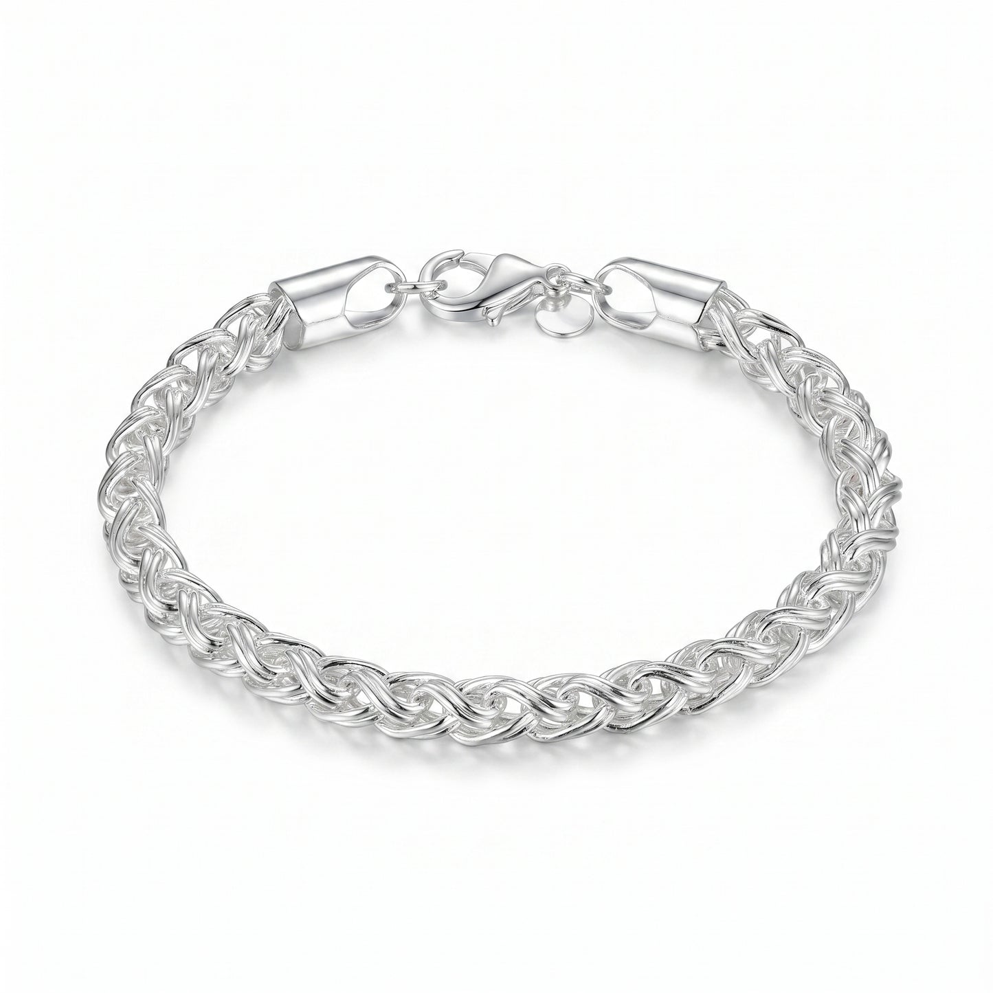 Pulseira Chronos aço inoxidável Eloz Studio - fundo branco