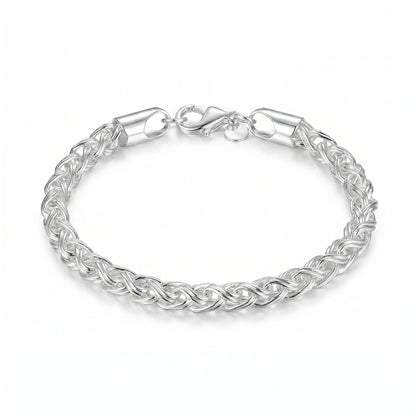 Pulseira Chronos aço inoxidável Eloz Studio - fundo branco