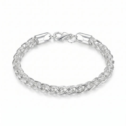 Pulseira Chronos aço inoxidável Eloz Studio - fundo branco
