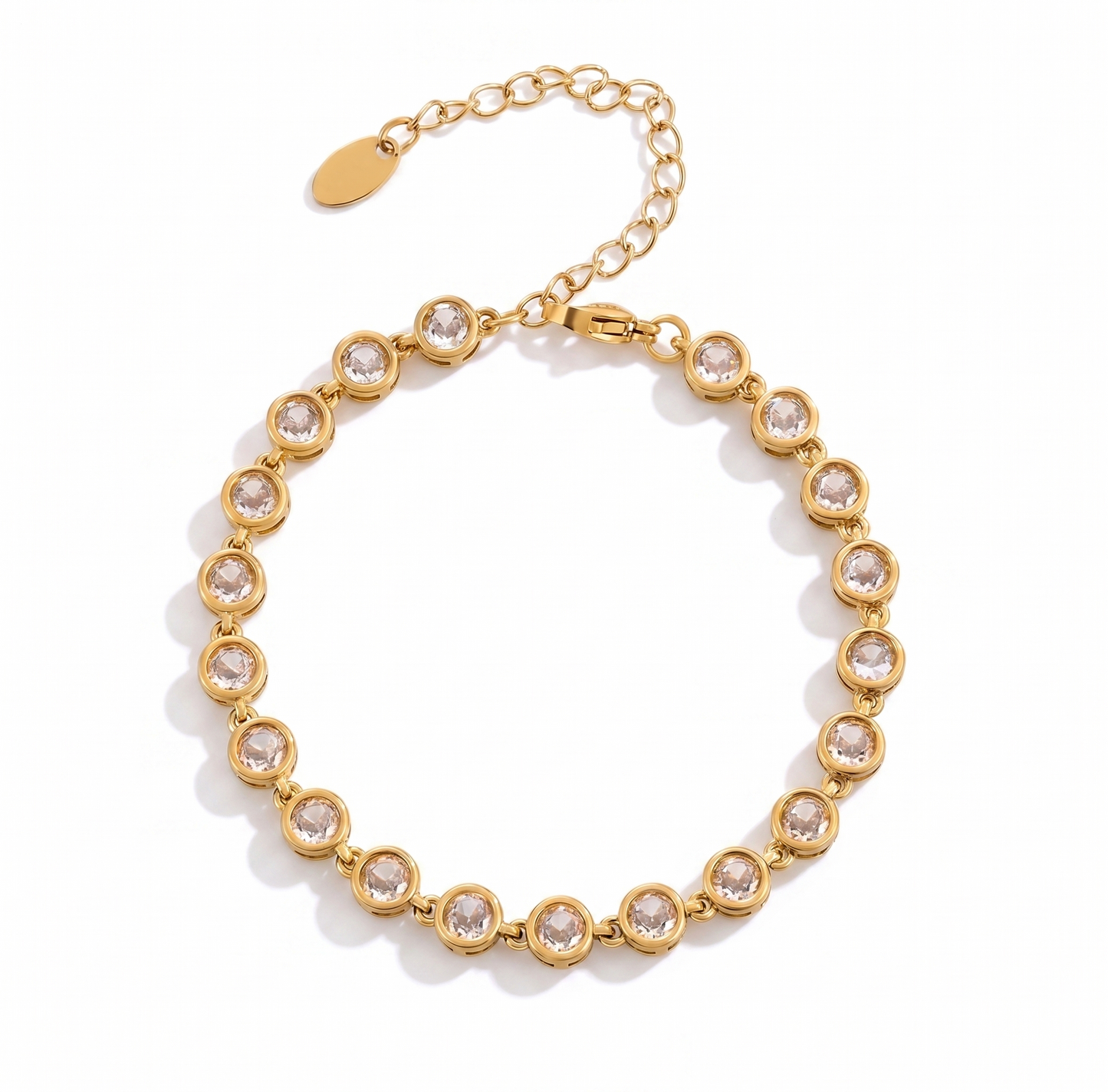 Pulseira Millenium aço inoxidável Eloz Studio - fundo branco