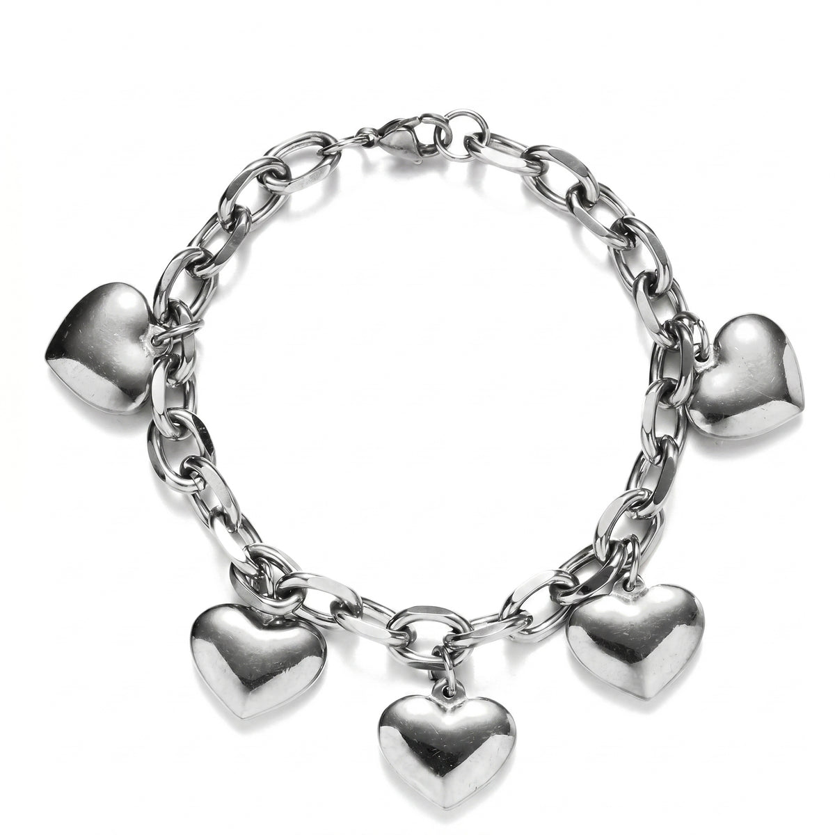 Pulseira Passion Pendant aço inoxidável Eloz Studio - fundo branco