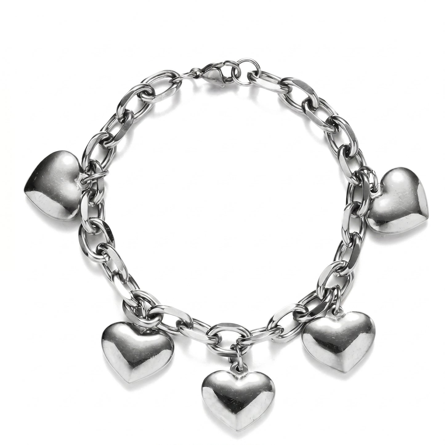 Pulseira Passion Pendant aço inoxidável Eloz Studio - fundo branco