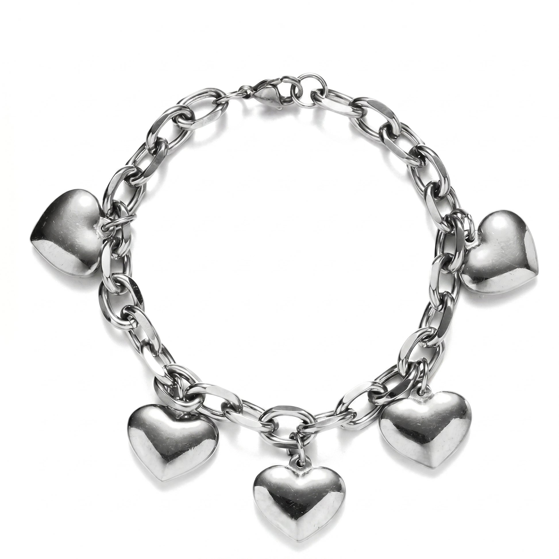 Pulseira Passion Pendant aço inoxidável Eloz Studio - fundo branco