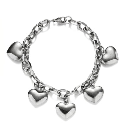 Pulseira Passion Pendant aço inoxidável Eloz Studio - fundo branco