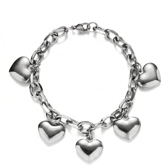 Pulseira Passion Pendant aço inoxidável Eloz Studio - fundo branco