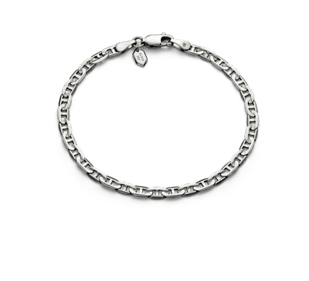 Pulseira Sailor aço inoxidável Eloz Studio - fundo branco