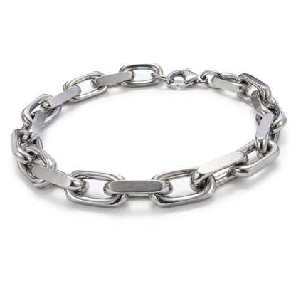 Pulseira Sanded aço inoxidável Eloz Studio - fundo branco