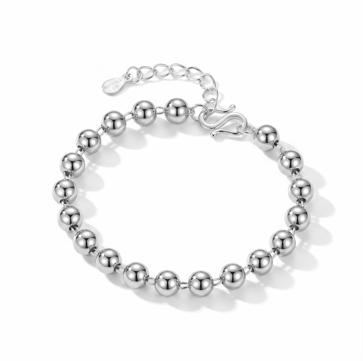 Pulseira Snake Eyes aço inoxidável Eloz Studio - fundo branco