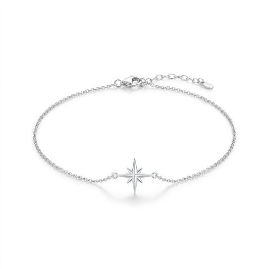 Pulseira StarLight aço inoxidável Eloz Studio - fundo branco