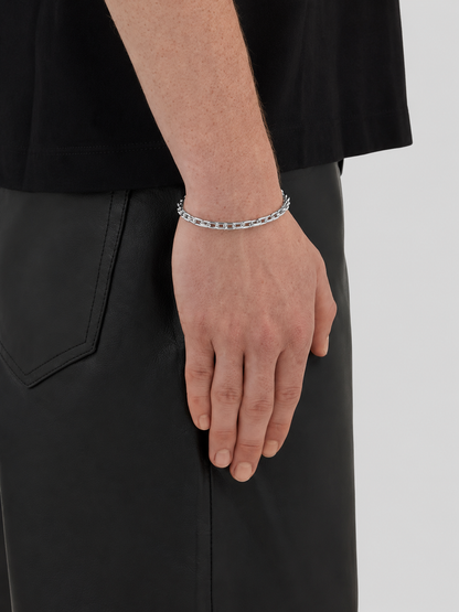 Pulseira Urban aço inoxidável Eloz Studio - detalhe
